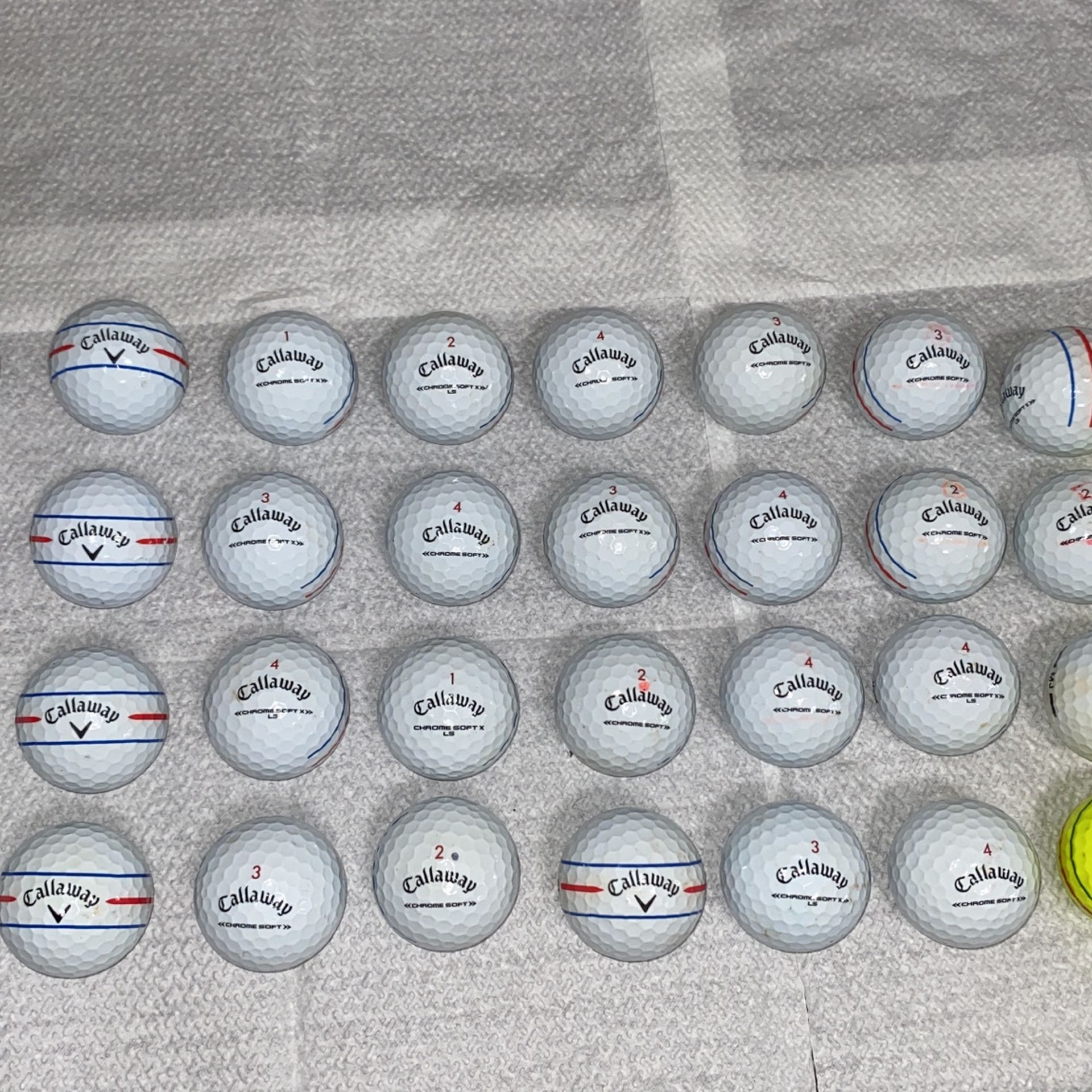 37 Callaway Chrome Soft X Triple Track 4A Great Condition