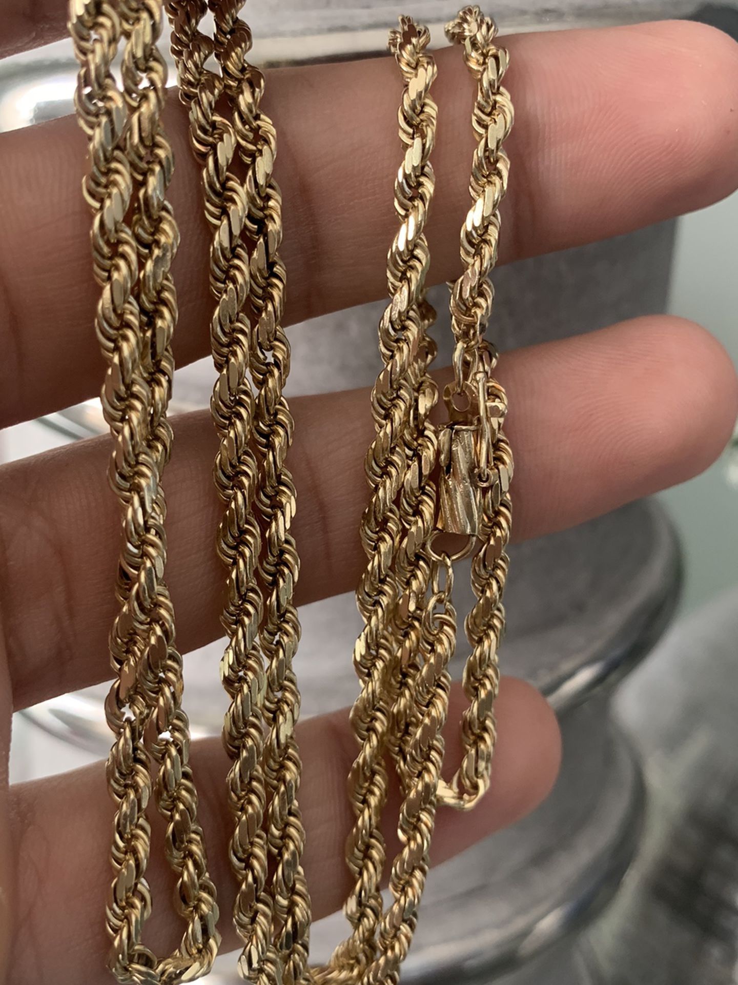 14k Solid Rope