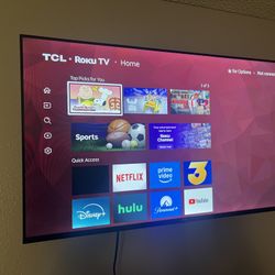 43”TV TCL Roku