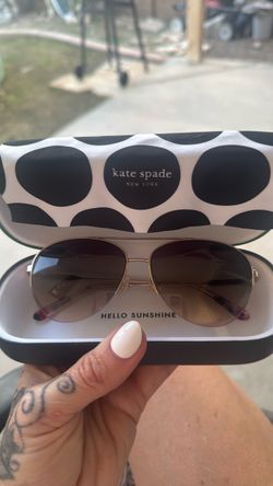 Kate Spade Aviator Sunglasses with Case