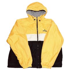 VTG SPALDING ATHLETIC Cross Colors Hooded Reversible Windbreaker Jacket Men’s XL