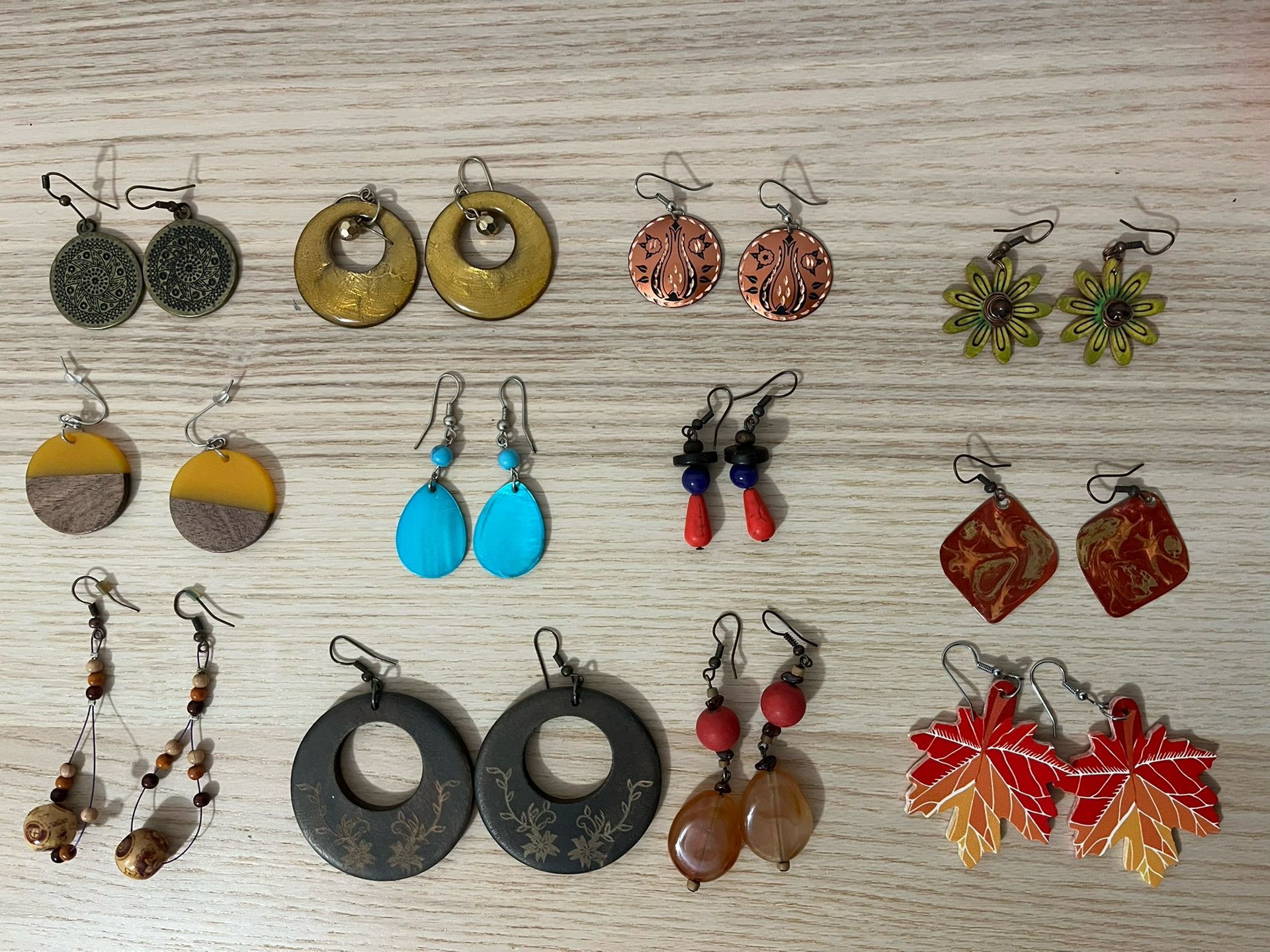 Earrings -   $2 Each Pair