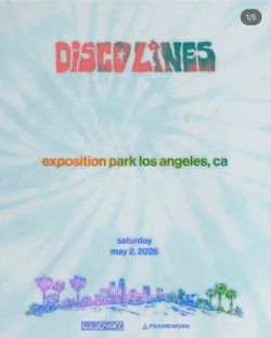 Disco Lines - 2 VIP Tickets (tonight 5/2)