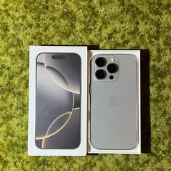 iPhone 16 Pro | 256GB | Natural Titanium | Factory Unlocked