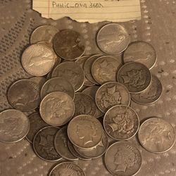1923 Peace Dollars 