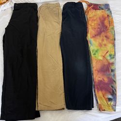 Boys’ pants, size 10 (4 pairs)