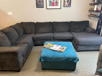 Couch and oversized chair