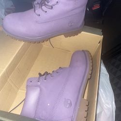Purple Timberland Boots 