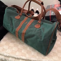 green ralph lauren  duffle bag