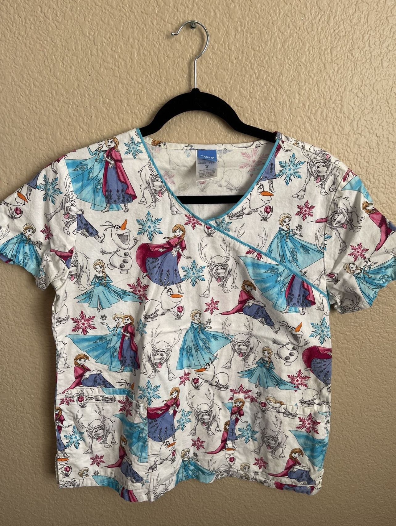 Disney Frozen Scrub Top
