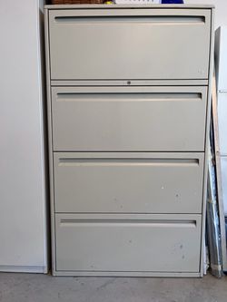 Heavy duty 4 drawer storage cabinet