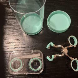 Contact Lens Applicator Tool Set – NEW • Easy Apply / Travel Kit (Green)