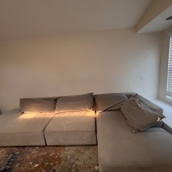 Costco Macon 3 Piece Fabric Modular Sectional