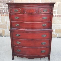 Antique  Federal Hepplewhite style Mahogany Tall Dresser