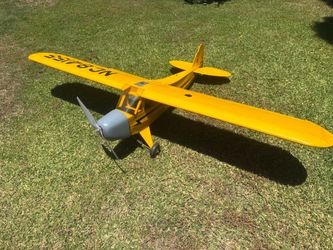 RC plane 7 foot wingspan cub with large 160 motor $300 or best offer