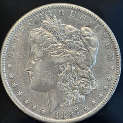 1897-S Morgan Silver Dollar – Better Date – Nice Detail