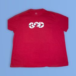 Red Short Sleeved Religious T-Shirt