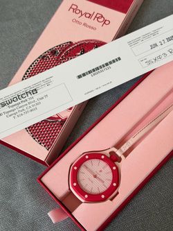 AP x Swatch Royal Pop collab watch