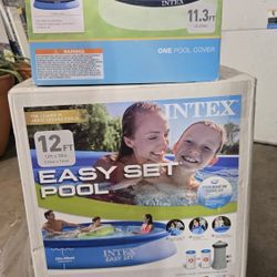 Intex 12ft Easy Set Pool With Cover 
