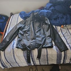 Leather Jacket Size XL