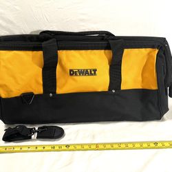 Brand New Dewalt Seven Tool Capacity Tool Bag With Shoulder Strap. 