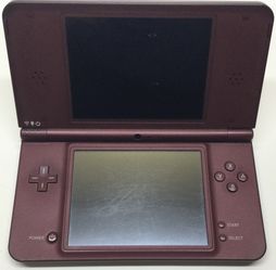 Nintendo UTL-001 DSi XL Maroon Handheld System (scratches On Screen Protector)
