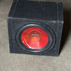 Sony Xplod 12” Subwoofer And Amplifier