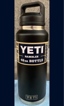 YETI BLACK 46oz Tumbler Rambler Container BRAND NEW