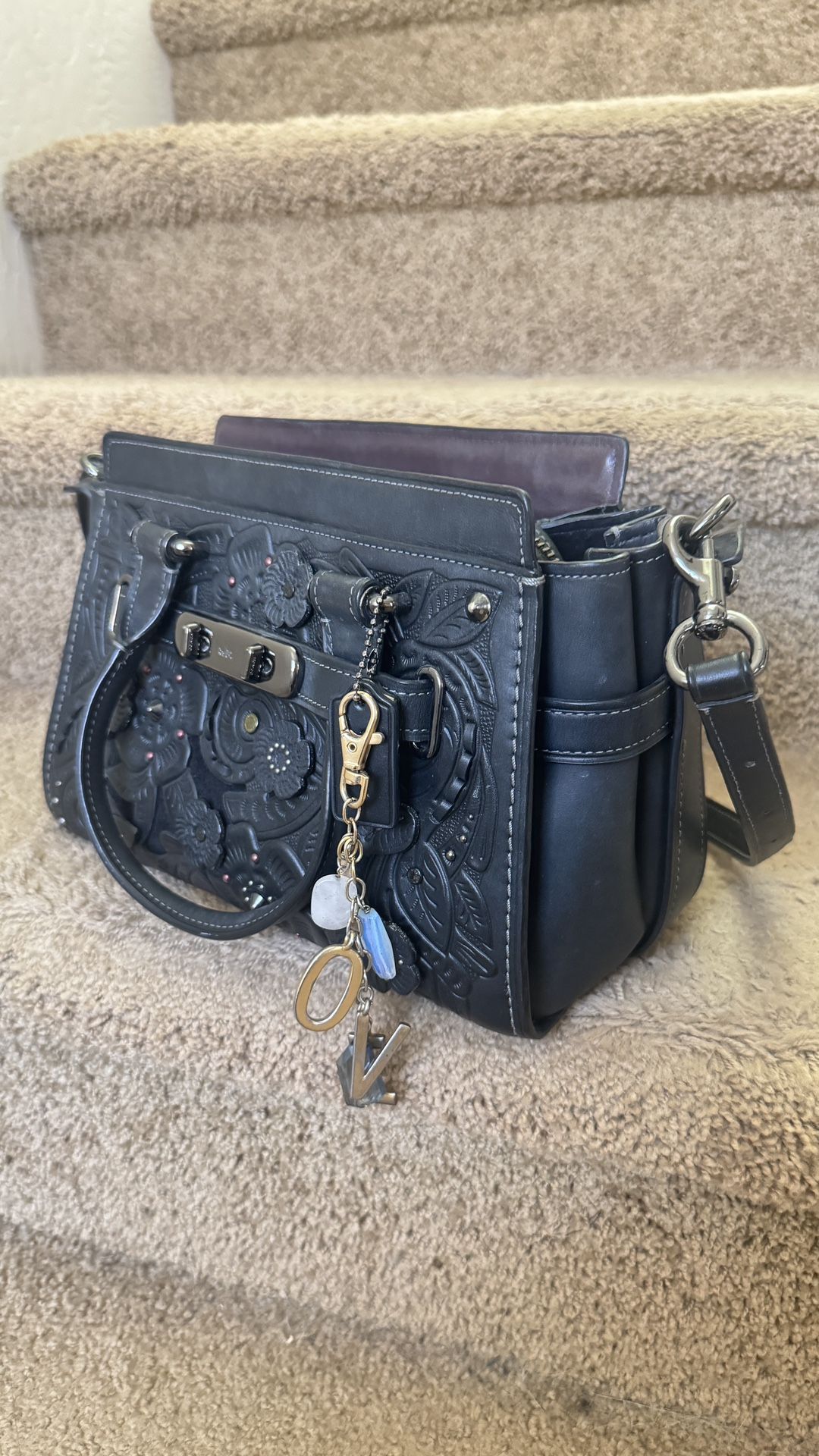 Coach swagger 27 Tearose Black 