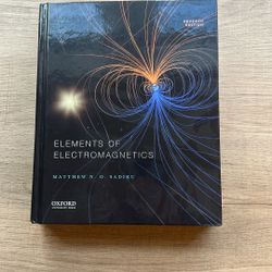 Elements Of Electromagnetics Text Book