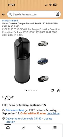 Vapor canister for Ford F-150,F-250,F-350,F-450,F-550