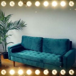 Gorgeous Emerald Green Couch