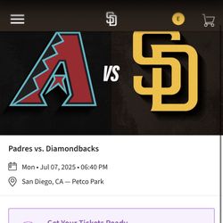 San Diego Padres Vs Arizona Diamondbacks July 07 2025 TODAY