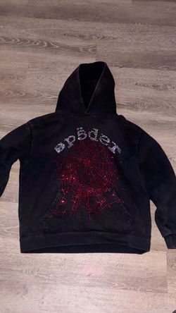 Sp5der (spider) hoodie black men’s size large