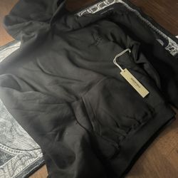 Essentials black hoodie