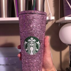 New Full Rhinestoned Starbucks Cups