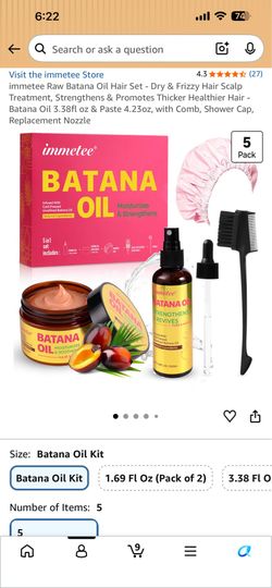 Immetee Raw Batana Oil Hair Set