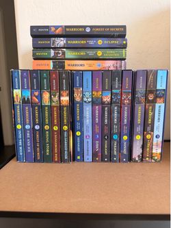 Massive Erin Hunter Warriors Book Lot + Redwall Series/Kids/YA Fantasy Book Bundle