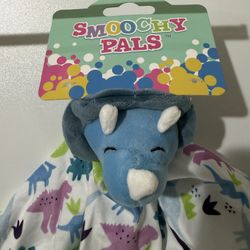 Linzy Baby Blue dinosaur Blanket NEW✅