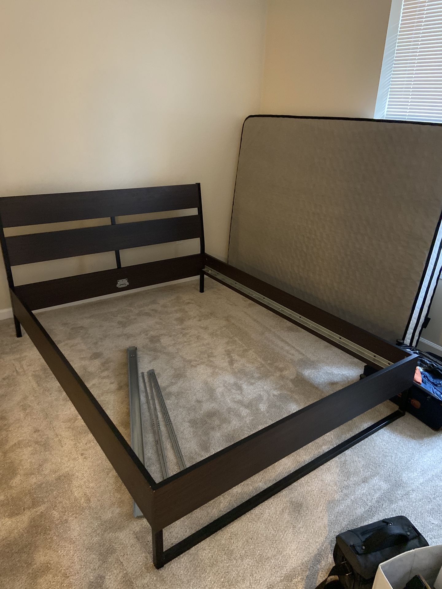 IKEA bed set with Nightstands (Delivery Available)