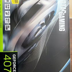 BRAND NEW IN BOX HASNT BEEN TOUCH ZOTAC GAMING TRINITY OC EDITION GEFORCE RTX 4070Ti 12 GB