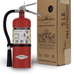 New In Box AMEREX 5lb Fire Extinguishers 
