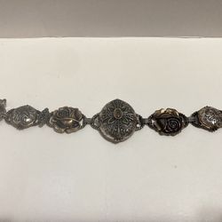 Vintage Rare Statement Locket Bracelet Lucky Brand 