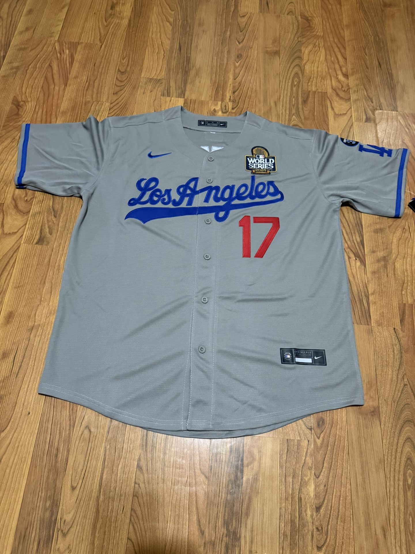 Los Angeles Dodgers Stitched Grey Shohei Ohtani Jerseys