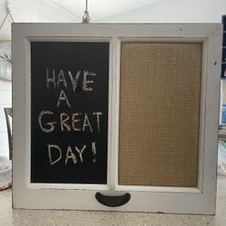 Window Pane Bulletin Board