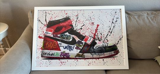 Large Jordan Framed Art