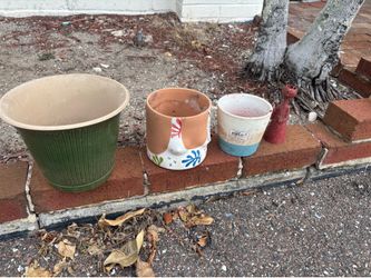 Clay pots gardening