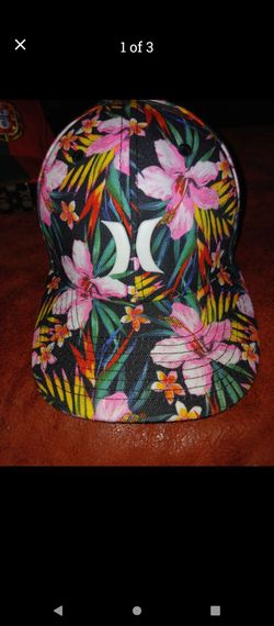 Hurley youth flower adjustable hat