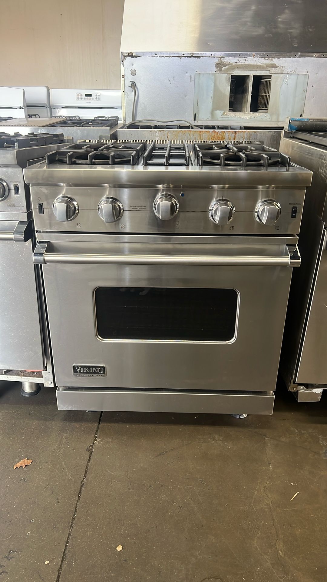 VIKING 30”WIDE ALL GAS RANGE STOVE STAINLESS STEEL 