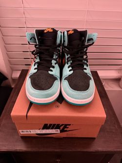 Jordan 1 Zoom CMFT 2 Bleached Aqua Bright Citrus Size 11